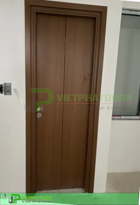CỬA NHỰA 2 CÁNH XẾP DÀNH CHO NHÀ VỆ SINH CÓ KHÔNG GIAN HẸP. 1 30