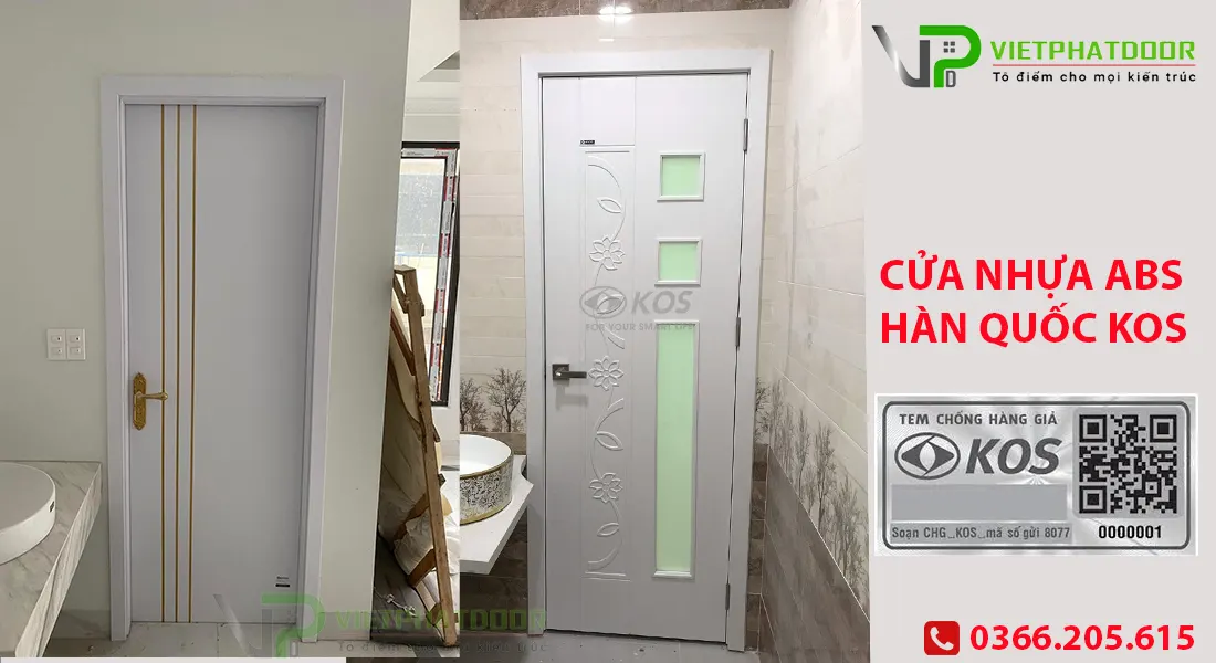 CỬA NHÀ VỆ SINH CỬA NHỰA ABS HÀN QUỐC