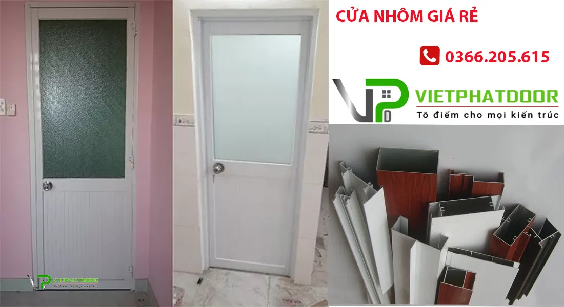 CỬA NHÀ VỆ SINH CỬA NHÔM