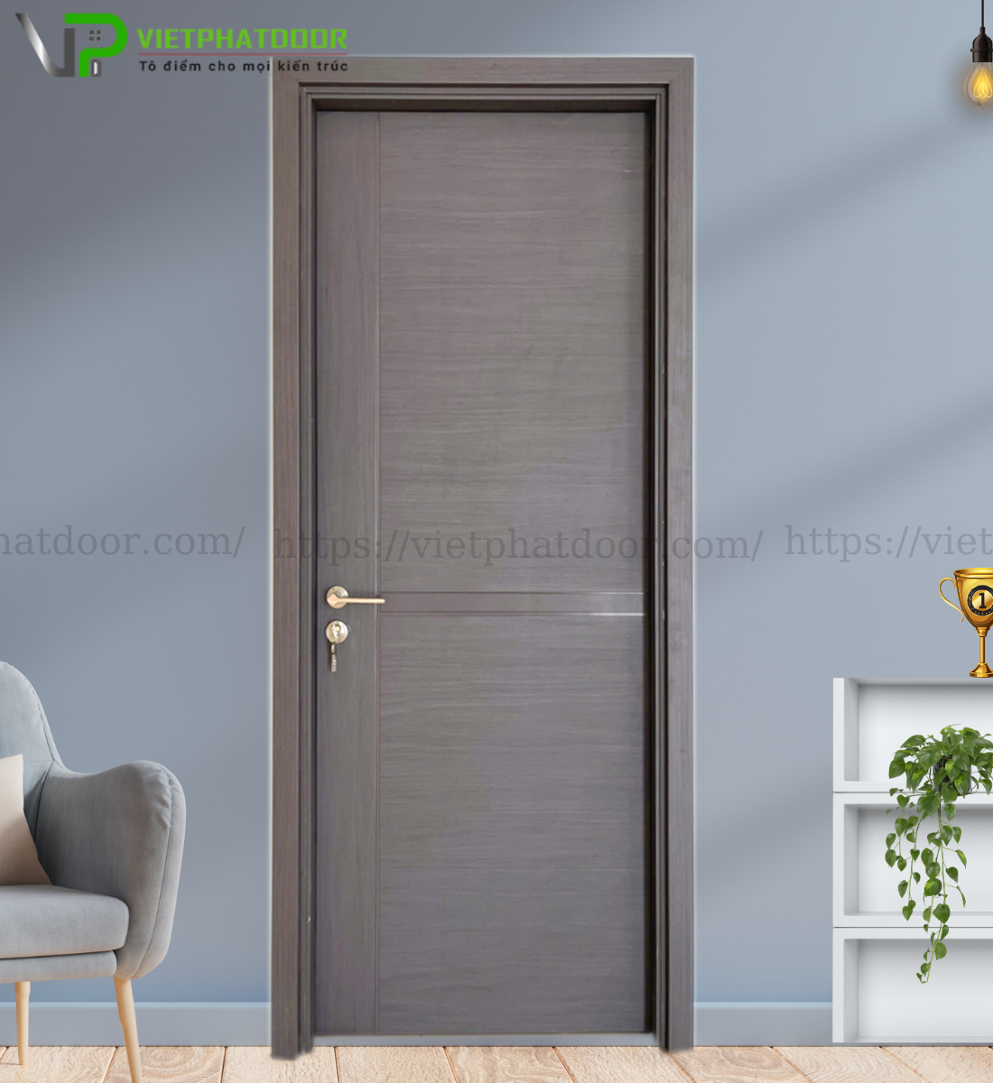 CỬA GỖ CARBON - VP717