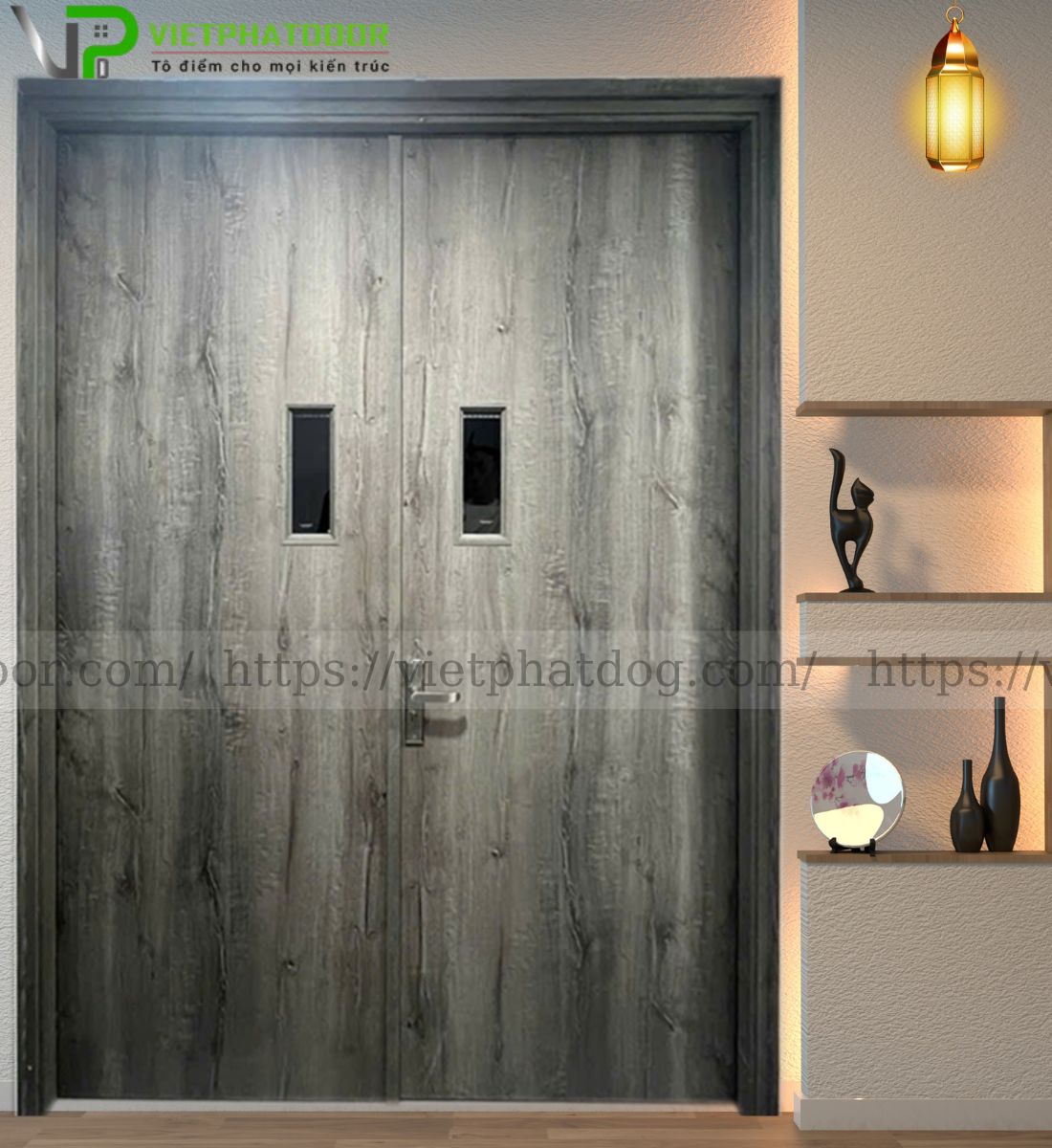 CỬA NHỰA COMPOSITE 2 CÁNH SYE 10 - PHẴNG