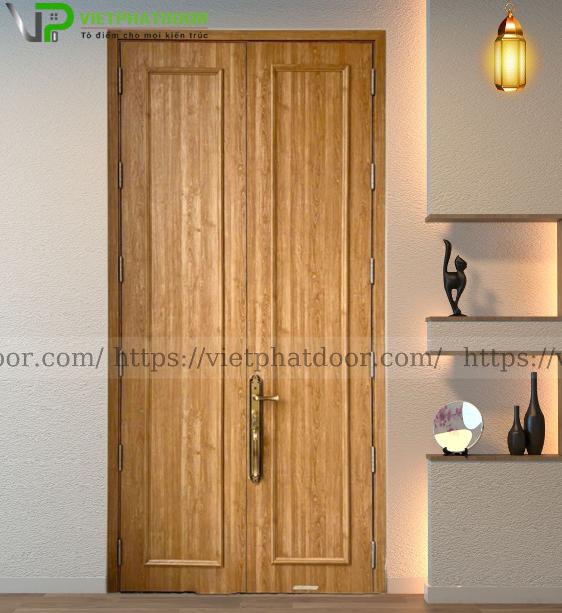 CỬA VÒM NHỰA COMPOSITE SYB 06 - PHẴNG CỬA NHỰA COMPOSITE E15 - MẪU ĐÔI 2 CÁNH PHÀO CHỈ