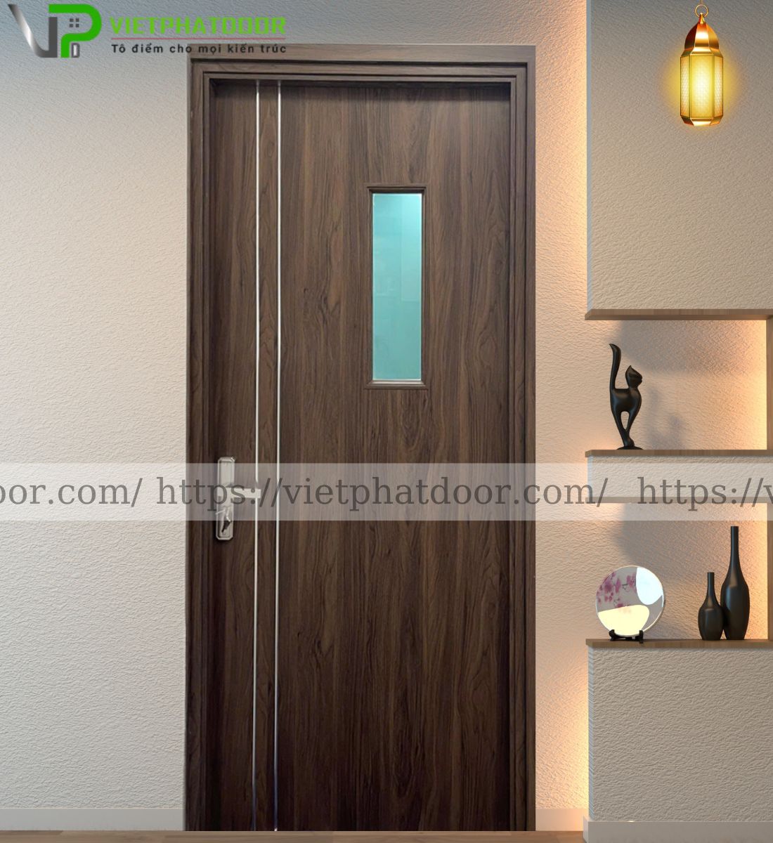 CỬA NHỰA COMPOSITE SYB 01 - Ô KÍNH CỬA NHỰA COMPOSITE SYB Ô KÍNH SOI CHỈ NHÔM