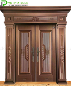 CỬA THÉP VÂN GỖ VP - LXR002