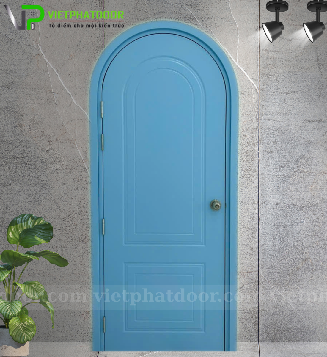 CỬA VÒM NHỰA GIẢ GỖ COMPOSITE VPE06 - CNC PHÔI ĐEN LUXURY CỬA VÒM NHỰA GIẢ GỖ COMPOSITE VPLA - CNC