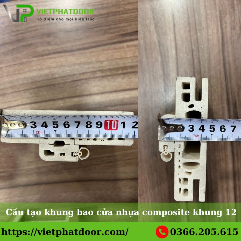 Cửa Nhựa Giả Gỗ Composite Việt Phát 2026: Xu Hướng, Báo Giá & Đánh Giá Chuyên Sâu Cấu tạo khung bao cửa nhựa composite khung 12