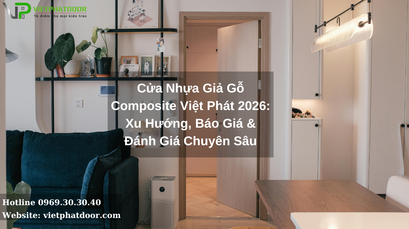 Cửa Nhựa Giả Gỗ Composite Việt Phát 2026 Xu Hướng, Báo Giá & Đánh Giá Chuyên Sâu