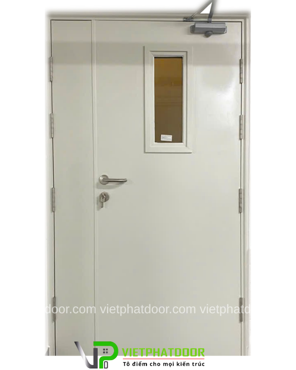 Cửa Thép Chống Cháy 2 Cánh Lệch Ô Kính VP EI 70 90 120 Cửa Thép Chống Cháy 2 Cánh Lệch Ô Kính VP EI 70 90 120