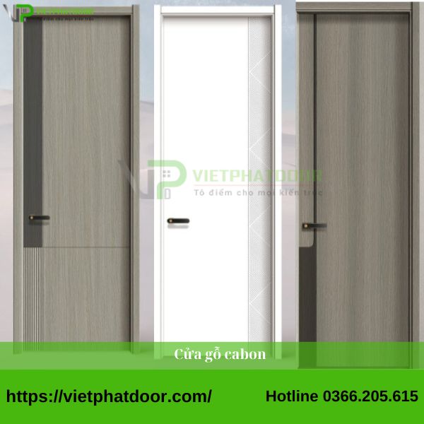 SO SÁNH BÁO GIÁ CỬA NHỰA COMPOSITE VÀ CỬA GỖ CARBON Ở ĐỒNG NAI Cửa gỗ carbon