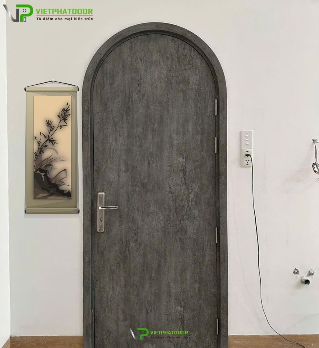 Cửa nhựa composite bao nhiêu tiền 1m2 Cửa nhựa vòm composite cao cấp