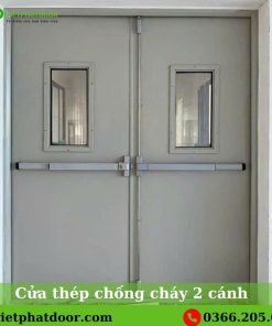 Cửa thép chống cháy 2 cánh