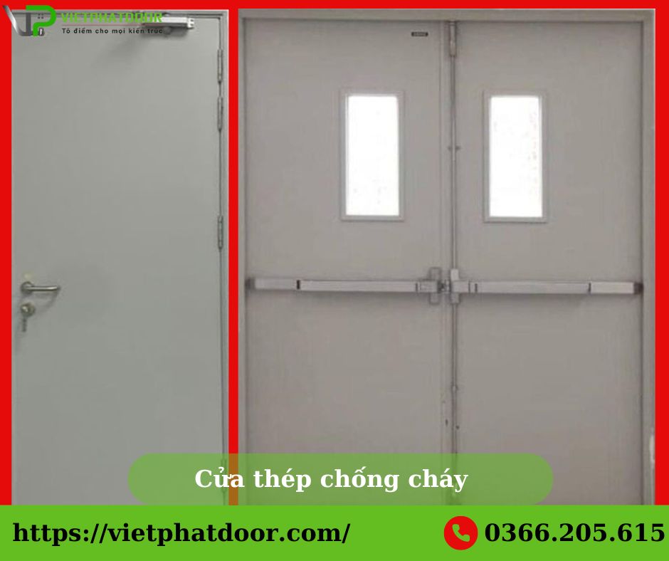 BÁO GIÁ THI CÔNG LẮP ĐẶT CỬA THÉP CHỐNG CHÁY BÌNH DƯƠNG Cửa thép chống cháy