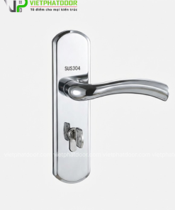Khóa tay gạt cong inox 304 cao cấp