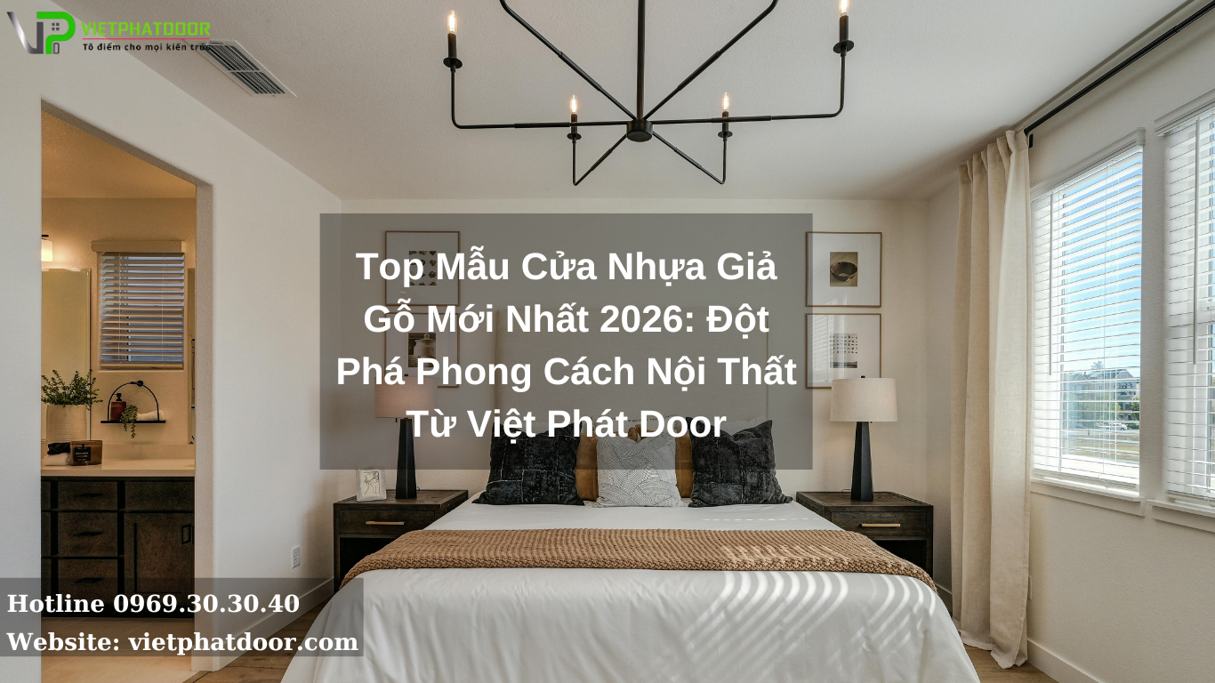 Top Mẫu Cửa Nhựa Giả Gỗ Mới Nhất 2026 Đột Phá Phong Cách Nội Thất Từ Meta Corp