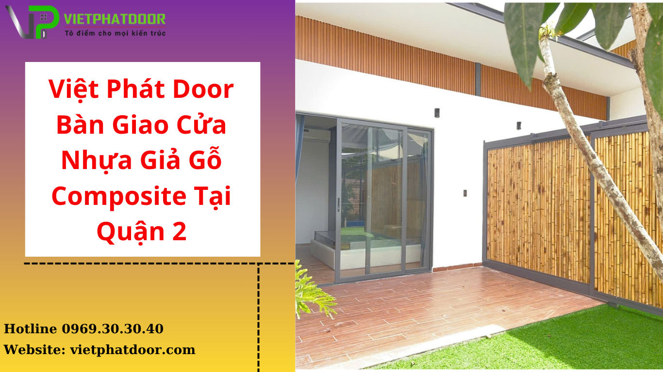 Meta Corp Bàn Giao Cửa Nhựa Giả Gỗ Composite Tại Quận 2