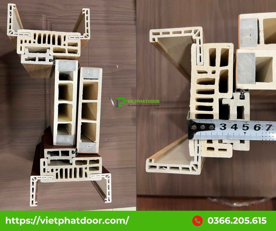 BÁO GIÁ THI CÔNG LẮP ĐẶT CỬA NHỰA COMPOSITE SUNGYU TPHCM cấu tạo cửa nhựa composite