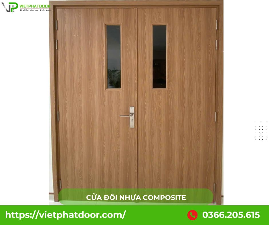 BÁO GIÁ THI CÔNG CỬA NHỰA COMPOSITE XẾP 2 CÁNH NHÀ VỆ SINH Ở TPHCM MỚI NHẤT cua doi nhua composite