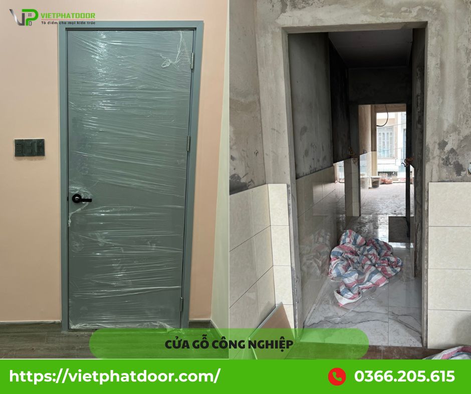 CỬA GỖ CÔNG NGHIỆP PHÒNG NGỦ ĐỒNG NAI cửa gỗ công nghiệp 09