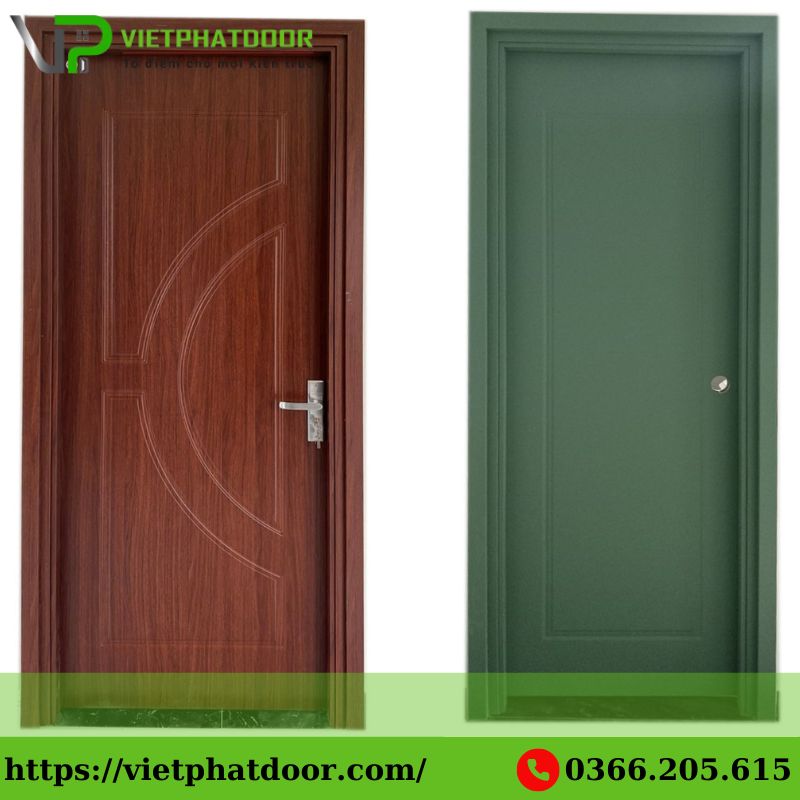 Cửa gỗ nhựa cao cấp chất lượng ở TPHCM cửa nhựa composite 1