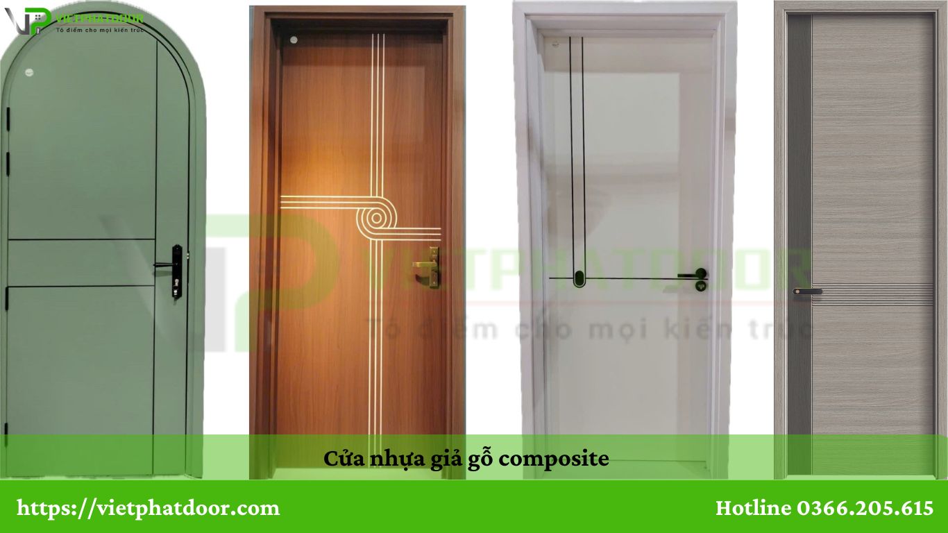 CỬA NHỰA GIẢ GỖ DÙNG ĐƯỢC CHO CẢ PHÒNG NGỦ, TOILET CỬA NHÀ TẮM Ở CẦN THƠ cua nhua composite 15