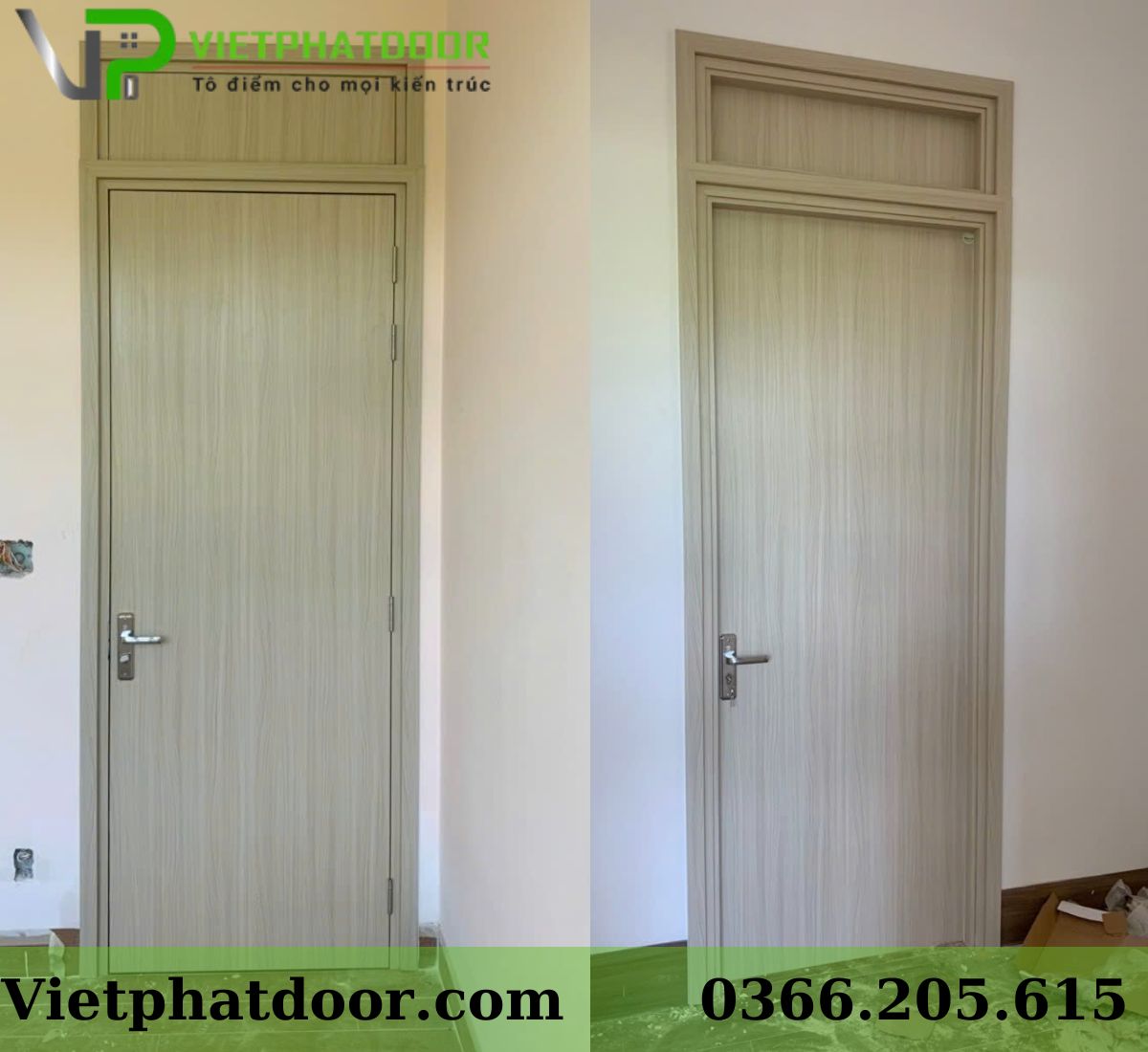 Top mẫu cửa nhựa composite ô thoáng cửa chính, cửa phòng mới nhất cửa nhựa composite ô thoáng phòng ngủ