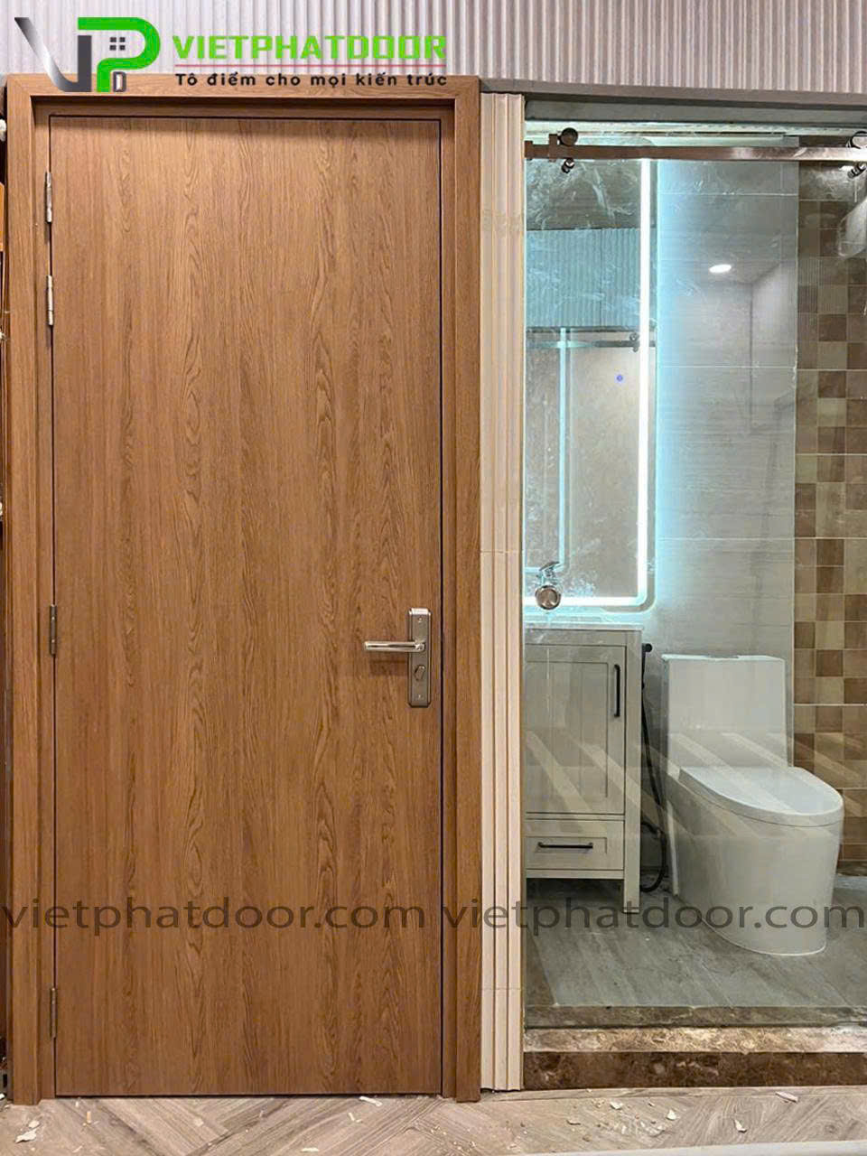 cửa nhựa giả gỗ composite