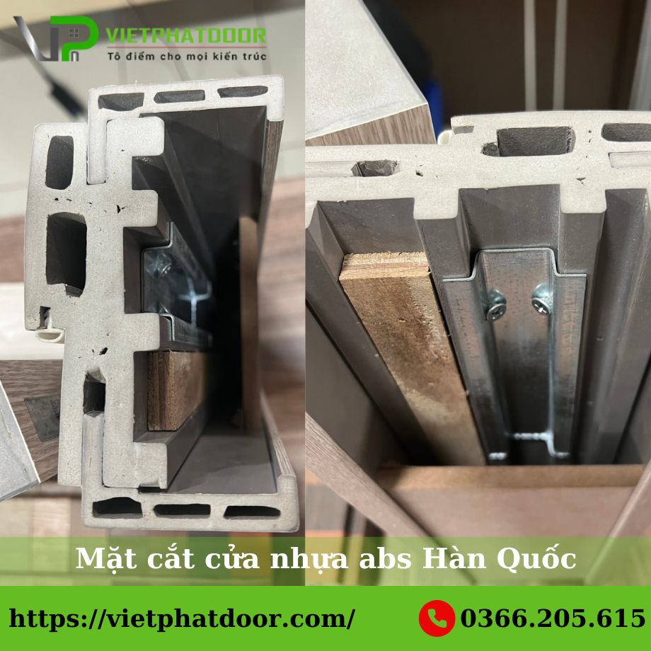 Báo giá cửa nhựa toilet khung bao cửa nhựa giả gỗ abs hàn quốc
