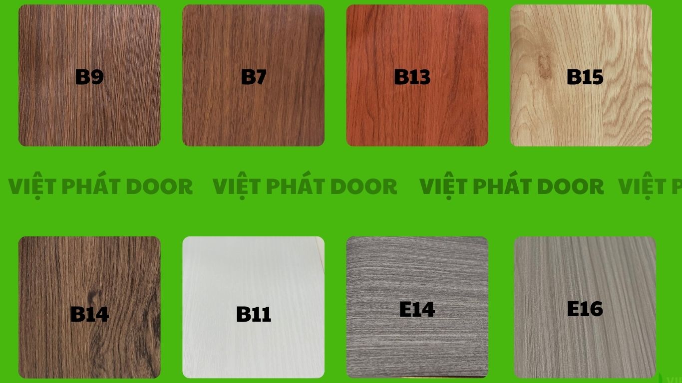 BÁO GIÁ THI CÔNG LẮP ĐẶT CỬA NHỰA COMPOSITE SUNGYU TPHCM màu cửa nhựa composite phủ vân 01