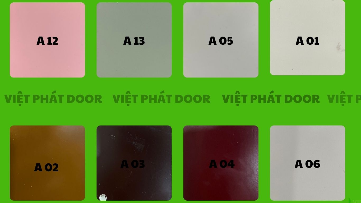BÁO GIÁ THI CÔNG LẮP ĐẶT CỬA NHỰA COMPOSITE SUNGYU TPHCM màu cửa nhựa composite sơn 2k