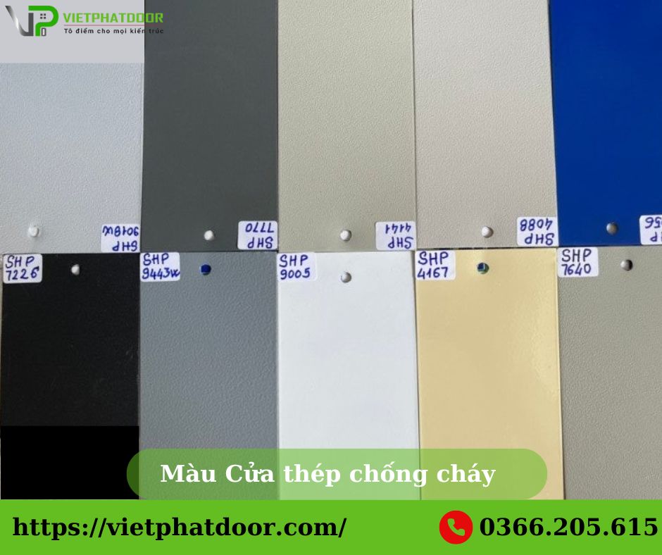 BÁO GIÁ THI CÔNG LẮP ĐẶT CỬA THÉP CHỐNG CHÁY BÌNH DƯƠNG mau cua thep chong chay 1